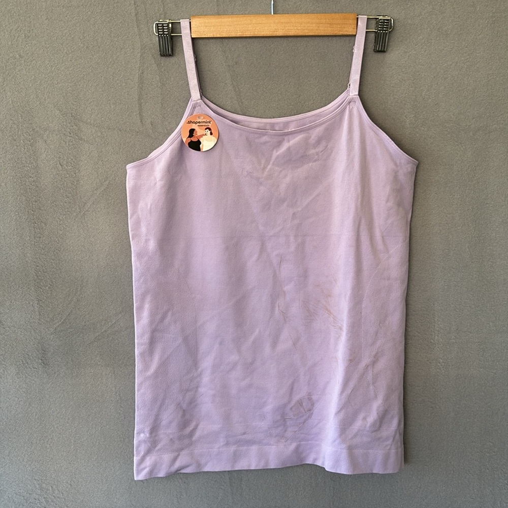 NWT Shapermint Essentials Purple Tank Top in Size 3XL